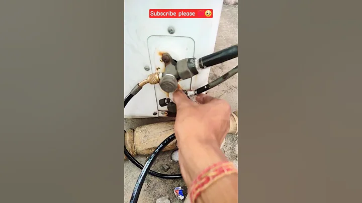 Ac leakage check ✅️ | how to check gas leak in Ac 👨‍🔧❄️ #shorts #acrepair #hvac #acrepair #youtube