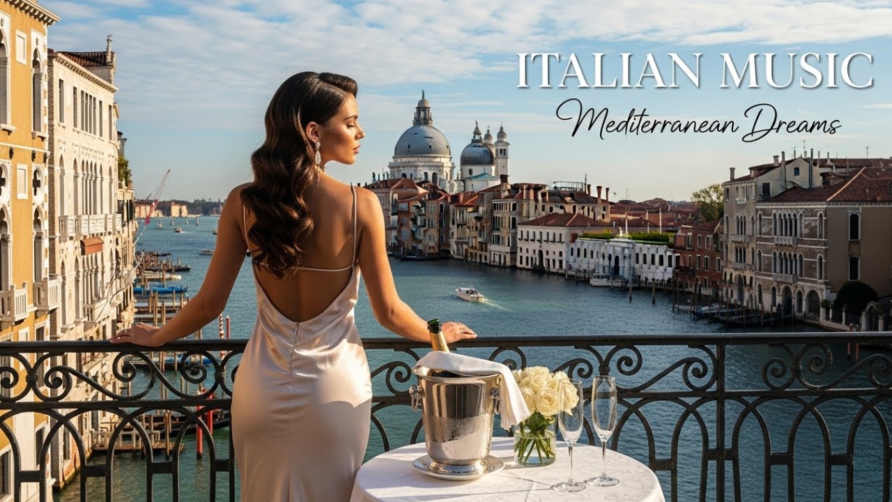 Italian Coast Night Vibes 🌙 Gentle Instrumental Music for Peaceful Sleep | 4K