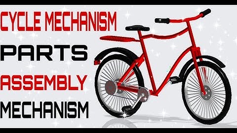 Creating " BICYCLE " with -( Parts , Assembly , Mechanism ) in creo #3dmodelling #bicycle #Animation