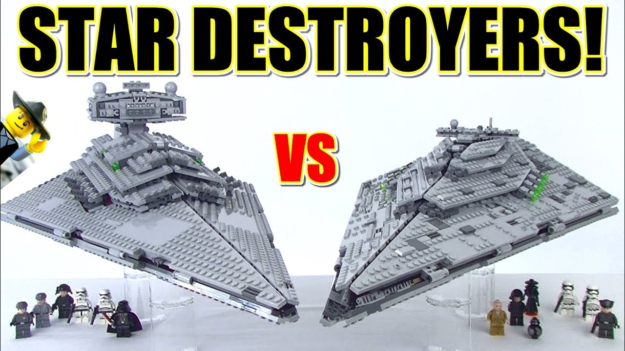 vandring I mængde Detektiv LEGO Star Destroyer 75055 vs 75190 Review & Comparison - YouTube
