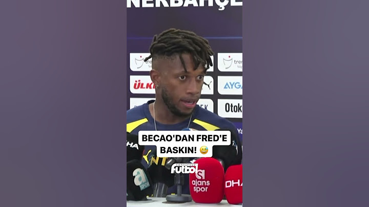 Becao'dan Fred'in basın toplantısına baskın! 😅😅😅