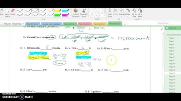 Unit 3 Day 3 Notes Video-Unit Conversions