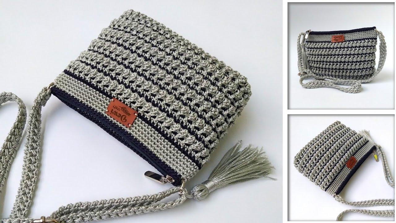 САМАЯ СОВРЕМЕННАЯ СУМКА КРЮЧКОМ — УРОКИ ДЛЯ НАЧИНАЮЩИХ