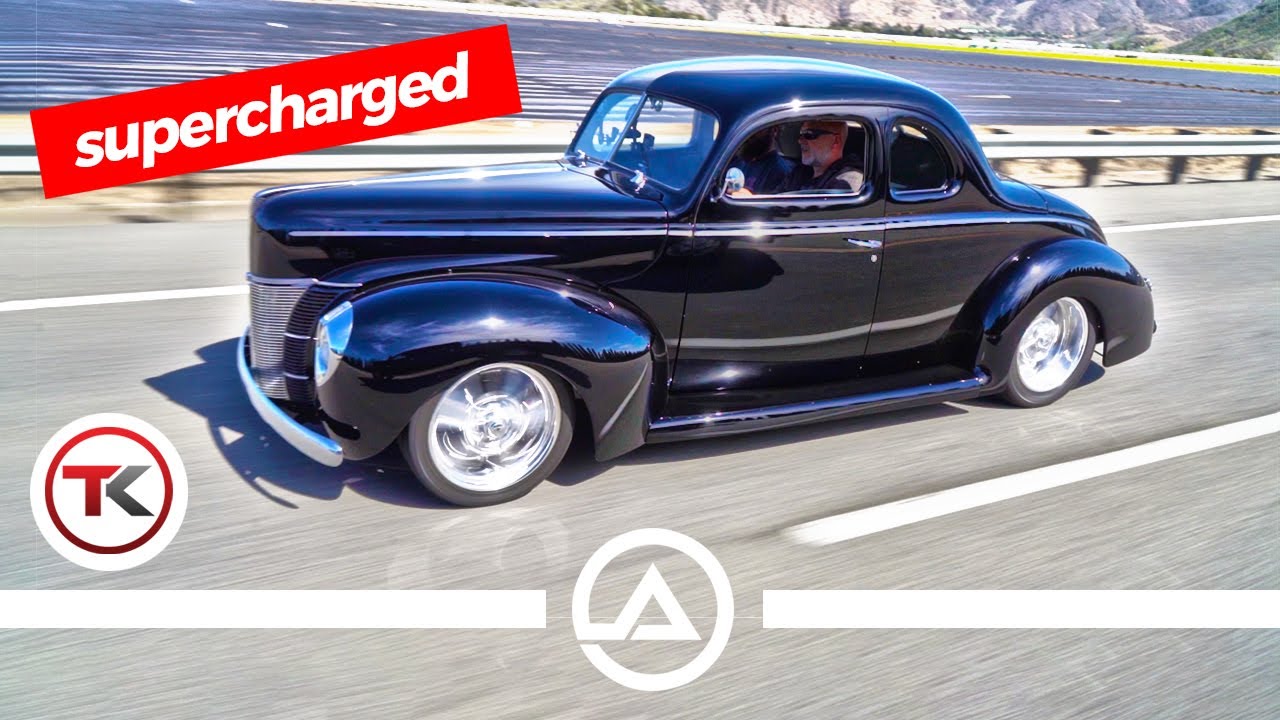 700HP Supercharged '40 Ford Deluxe Street Rod - YouTube