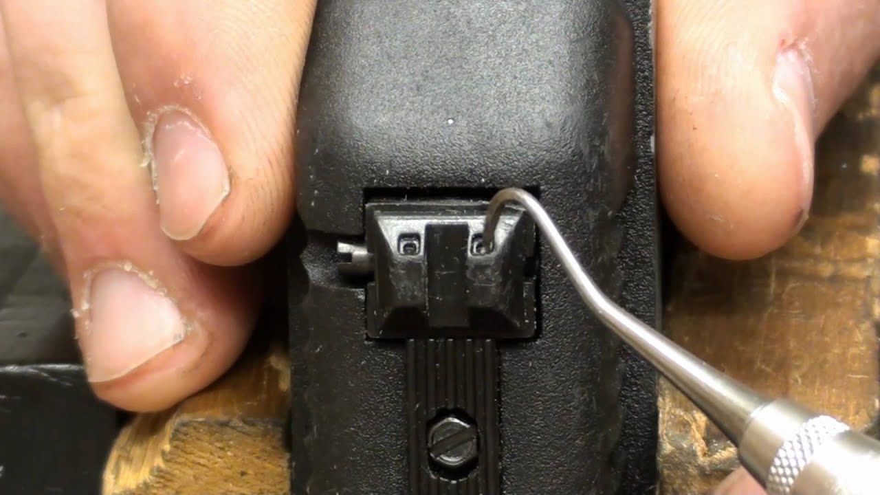 A Cheap Way To Improve Poor Pistol Sights Youtube