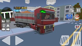 Blocky Truck Simulator 2018 | Fun Blocky Games - Android Gameplay HD #1 screenshot 3