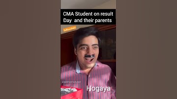 CMA Student and their parents on Result Day #seekhocmastudent