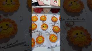 Package vlog ? •EP01 : Smiling sunflower keychain ? crochet crochetideas handmade