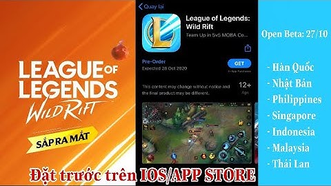 NÓNG! Game thủ IOS có thể "Đặt Trước" Liên Minh: Tốc Chiến ngay bây giờ trên App Store 7 quốc gia!