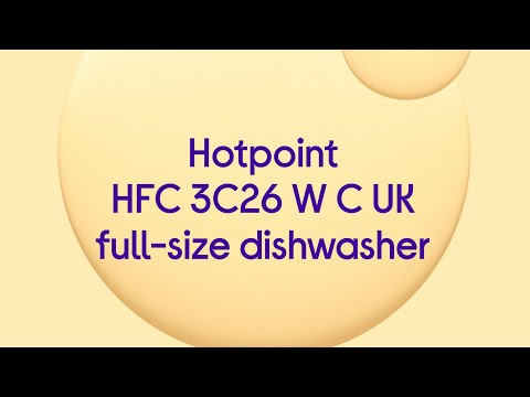 Hotpoint HFC 3C26 W C UK Full-size Dishwasher - White - Quick Look