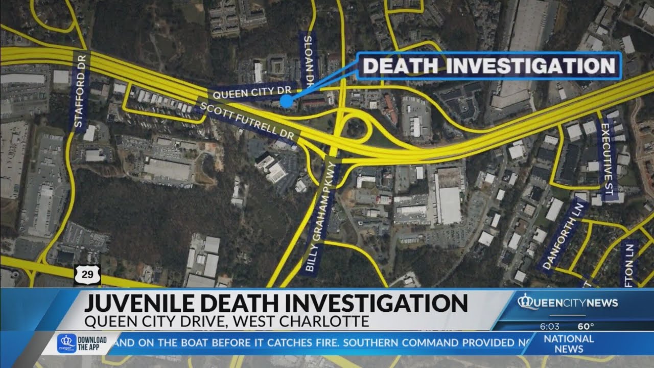 CMPD investigating death of a juvenile in west Charlotte - YouTube