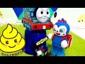 トーマスがちゃからうんち?!アンパンマンどきんちゃんたちががちゃをまわすよ!❤️Toy Kids トイキッズ