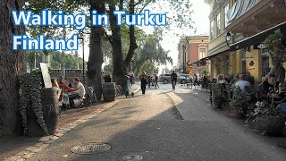 Walking in Turku, Finland