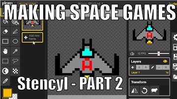 Making Space Game With Stencyl - Part 2 - Planning/Sprites/Tilesets/Backgrounds