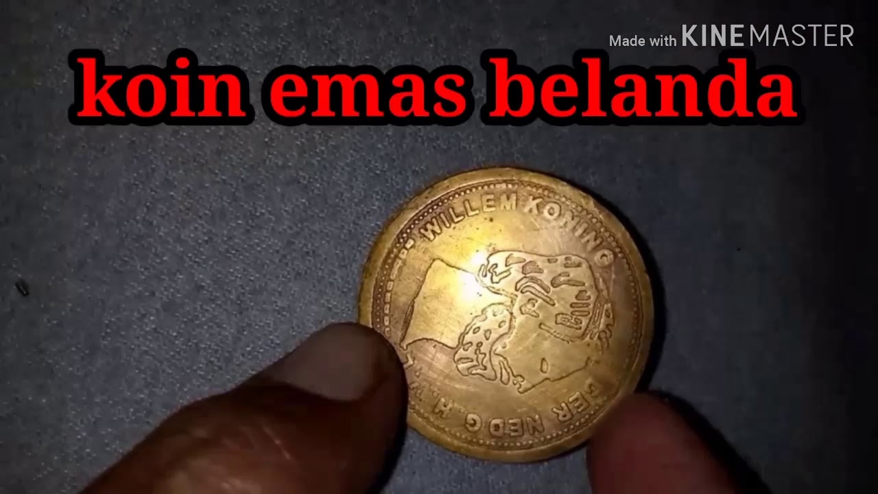 Sisa Koin Emas Kuno Belanda 1919 Youtube
