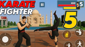 KARATE FIGHTER | MOBILE GAME | PART 5 | THOSE ADS ARE KILLING ME😑 (NO BRAG)
