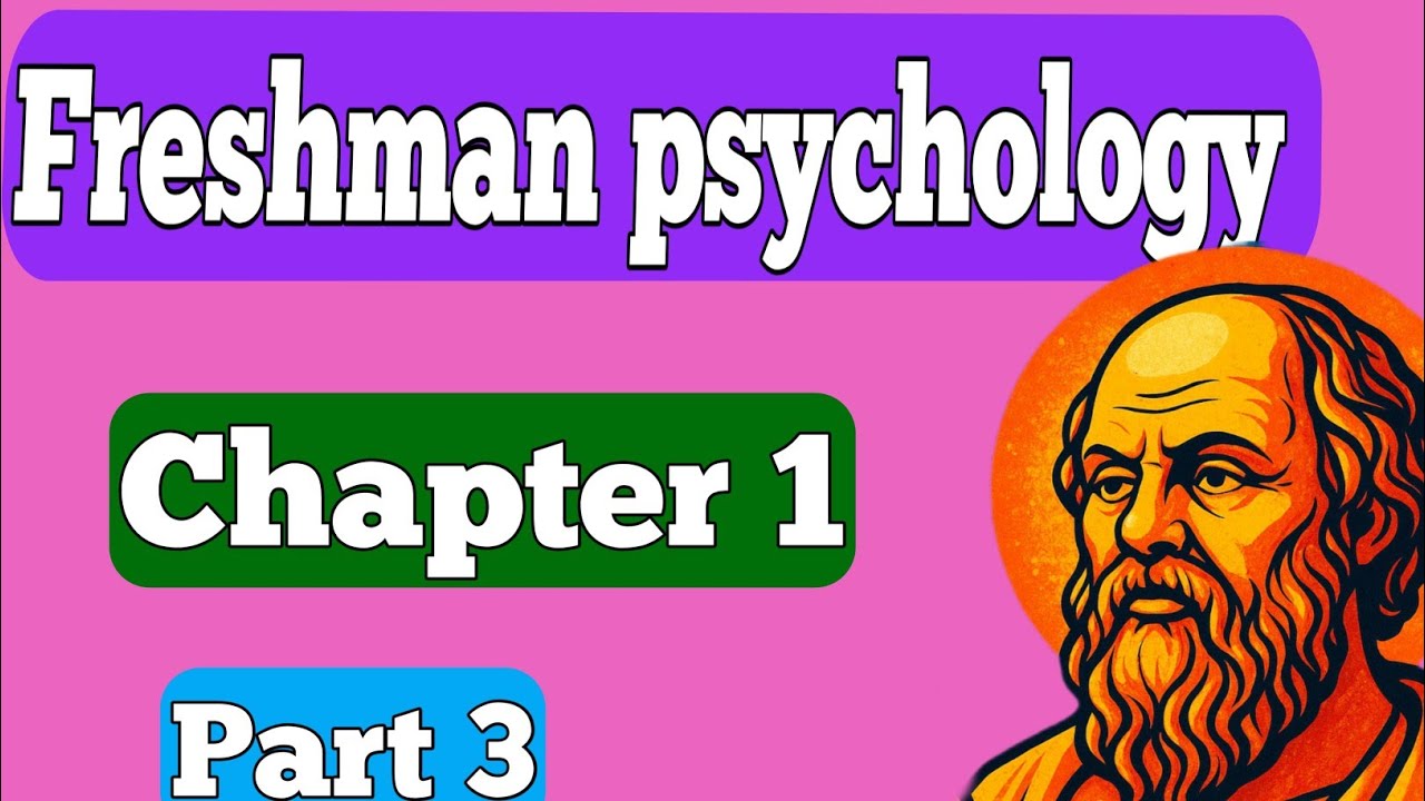 🛑 Freshman psychology Unit 1 part 3 || በአማርኛ በሚገርም አቀራረብ || Branches of ...