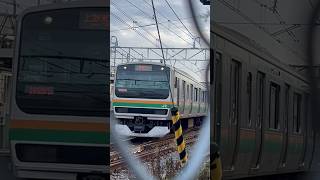 E231系1000番台JR宇都宮線加速通過ジョイント音