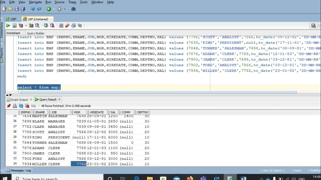 PL/SQL DEMO || types blocks || Anonymous block in oracle|| how to ...