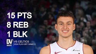 Nikola Jovic vs Celtics 15 pts 8 reb 1 blk | April 27, 2024 |