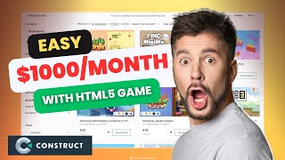 Earn $1000/Month Passively with HTML5 Game - NO CODING