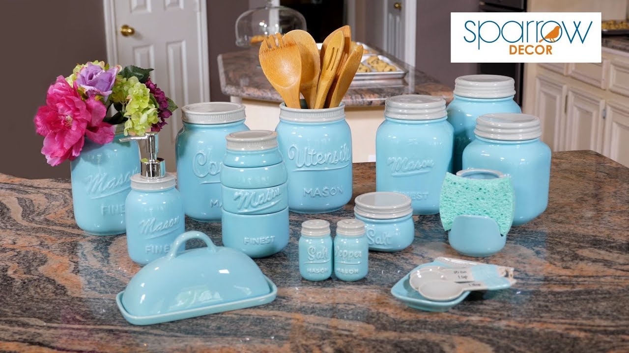 Mason Jar Farmhouse Collection by Sparrow Decor