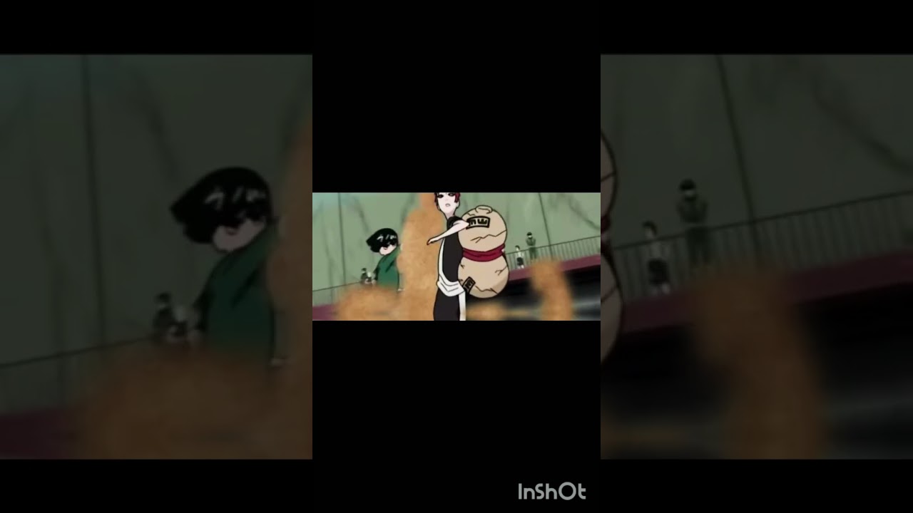 Lee the tai jutsu master edit gaara vs Lee scene subscribe