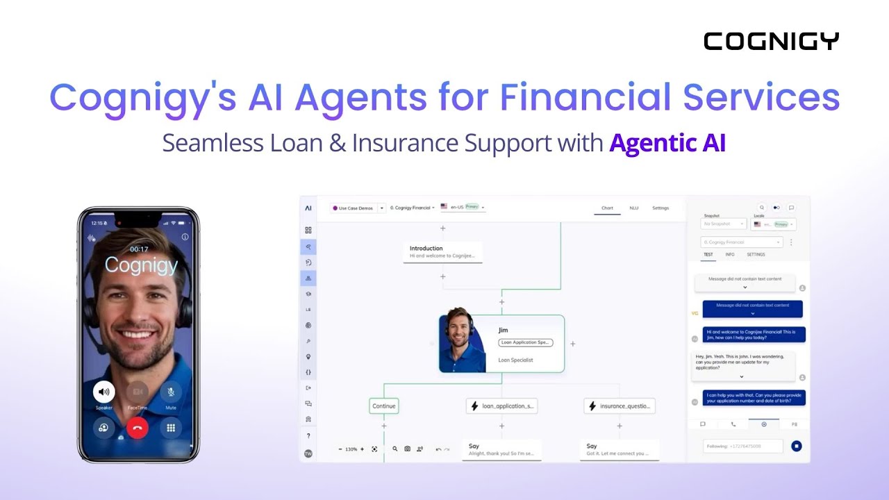 AI Agents for Financial Services: Experience Seamless Loan & Insurance Support | Cognigy Demo