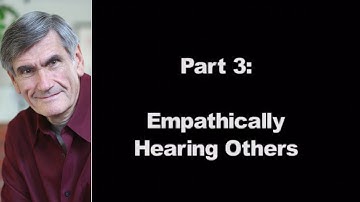 The Basics of Non Violent Communication | Part 3: Empathically Hearing Others