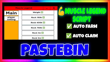 💪 MUSCLE LEGEND SCRIPT 2023! [MOBILE & PC] (PASTEBIN)