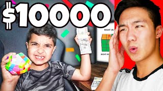 9YEAROLD MAKES $10000 FOR SOLVING A RUBIK'S CUBE