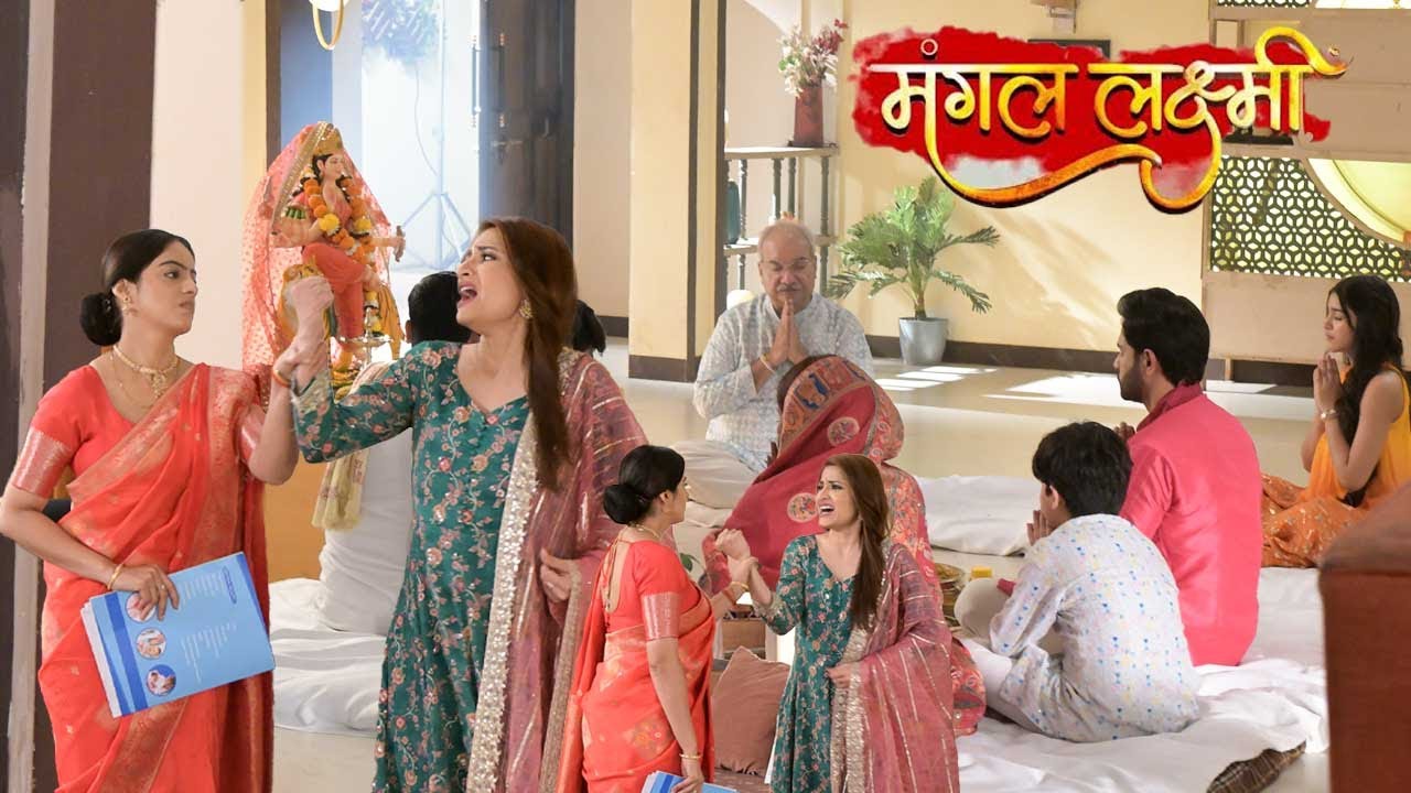 Мангал Лакшми | Мангал вывел Соумью из дома в день Пуджи | Съемки на месте