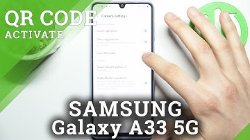How to Scan QR Code on SAMSUNG Galaxy A33 5G // Using Camera to Scan QR Codes
