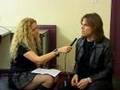 Interview with Joey Tempest in Hammersmith. Nov 05