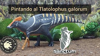 Pintando a Tlatolophus galorum del proyecto y marca Sanctum