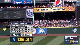 OAK@SEA: Cruz's monster shot breaks through clouds