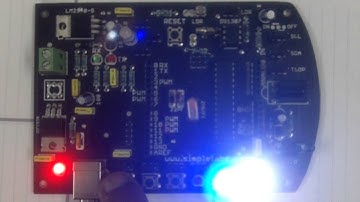 InduinoX Button Controlled 3-Bit Binary Counter
