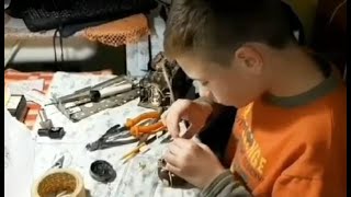 Видео о создании генератора от Дмитрия, самого юного подписчика