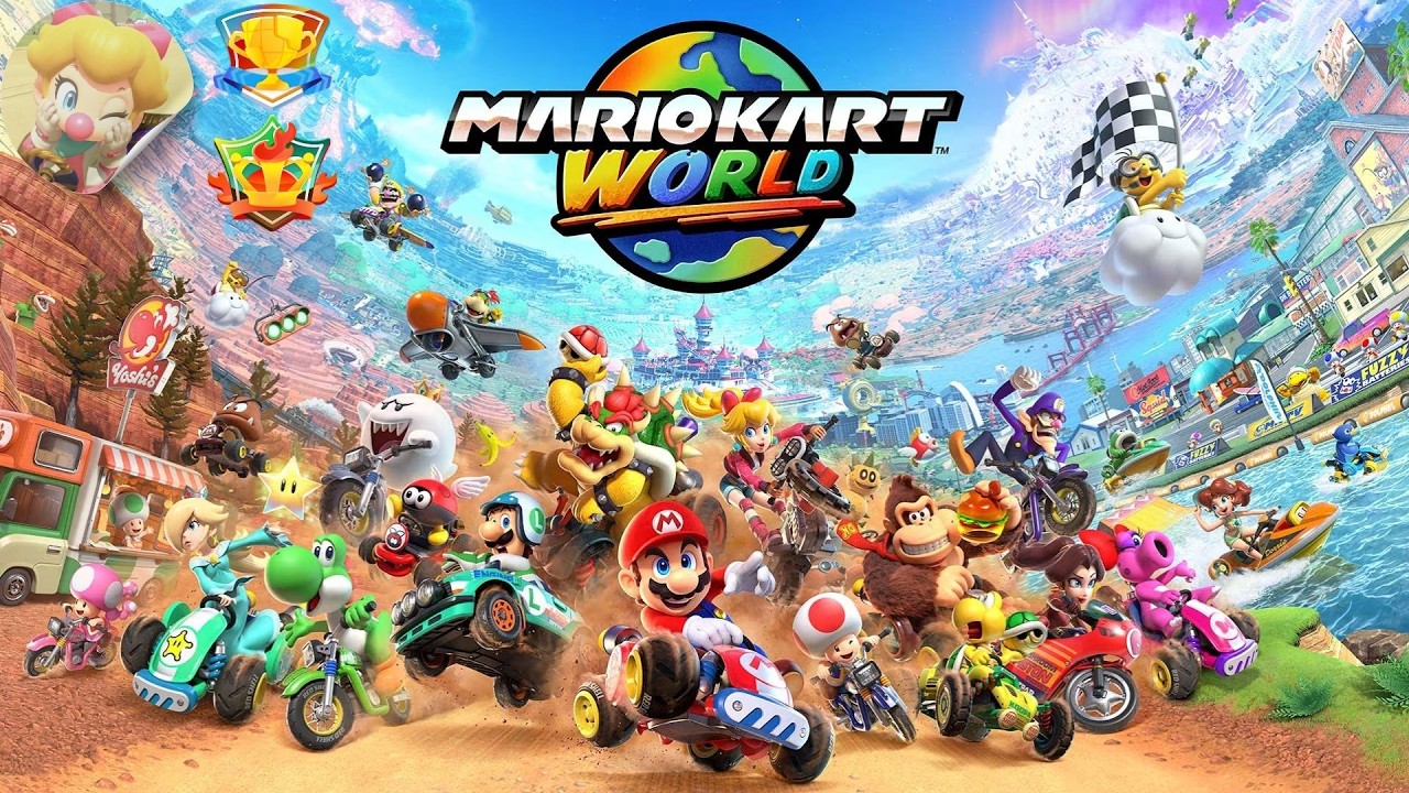 Baby Peach Kart World // Full Game 100% Walkthrough (Grand Prix & Knockout Tour - 150cc)