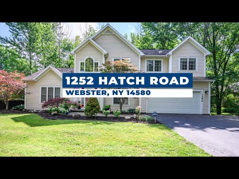 1252 Hatch Rd, Webster, NY home video tour