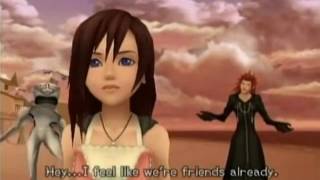 Kingdom Hearts Episode 128-Mischief, Mischief, Everywhere
No copyright infringement is intended with this, or any other video I upload. The purpose of uploading this video is for the viewing pleasure for those that watch it.
This is the 128th episode of Kingdom Hearts, Mischief, Mischief, Everywhere.
As the episode title implies, theres mischief going on in multiple locations. First, Donald Dick and Abu, Aladdins pet monkey, try to gain a jewel taken from the Cave of Wonders. Then, while Kairi waits on the Destiny Islands, Axel tries to kidnap her to lure Sora into Organization XIIIs hands, but Pluto rescues her from Axels clutches, and both end up in Twilight Town, where theyre found by Hayner,. Pence, and Olette.
And finally, Sora and his party arrive in Halloween Town, where we see that those three pranksters, Lock, Shock, and Barrel, are up to their usual no good, and even worse, they cross paths with Maleficent, whos also arrived in Halloween Town to take part in her own brand of mischief.
NOTE: Except for the logos at the end of the end credits, the contents of this video were originally uploaded by numerous users, such as LilAnimeGangsta, SafiSora, Dragonarh, and others who uploaded it from the DVD Cinematic Collection of KH2.
Kingdom Hearts was conceived and created by Tetsuya Nomura.
All video credits go to all of the above users, as well as the Walt Disney Company, Square-Enix, and especially bluelaguna.net, where almost all of the material from the KH2 portion of the Kingdom Hearts series originated from.
All audio credits go to EMI Music Publishing, EMI Music Japan, UMG, Hikaru Utada, who performed the music for the Kingdom Hearts series, and Yoko Shimomura, who composed the music for the Kingdom Hearts series. Extra credit for the Disney music goes to the Walt Disney Company.
If there are any others who Im forgetting, please let me know so I can add them to the list of those to credit. Kingdom Hearts Episode 128-Mischief, Mischief, Everywhere