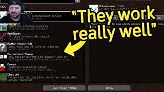 Impulse shows the MODS he uses on HERMITCRAFT screenshot 3