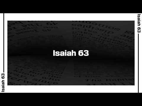 Isaiah 63 Bible Reading | NIV