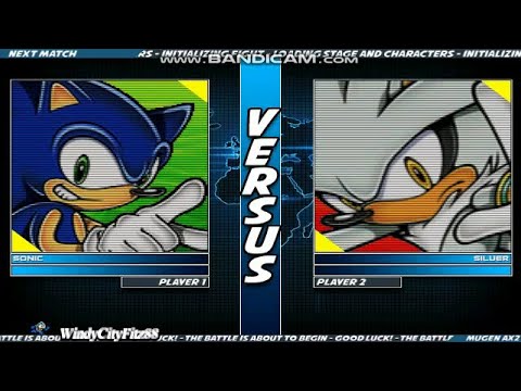 WCFITZ88 Mugen Battles | Sonic vs Silver