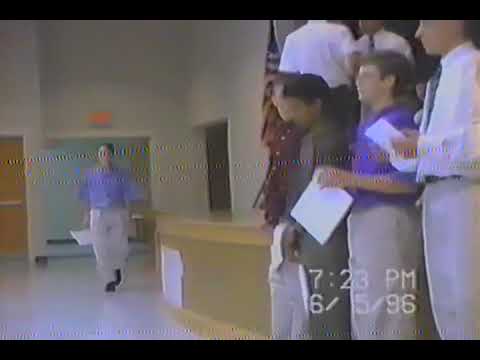 1996 Daniel Morgan Middle School Athletic Award Ceremony