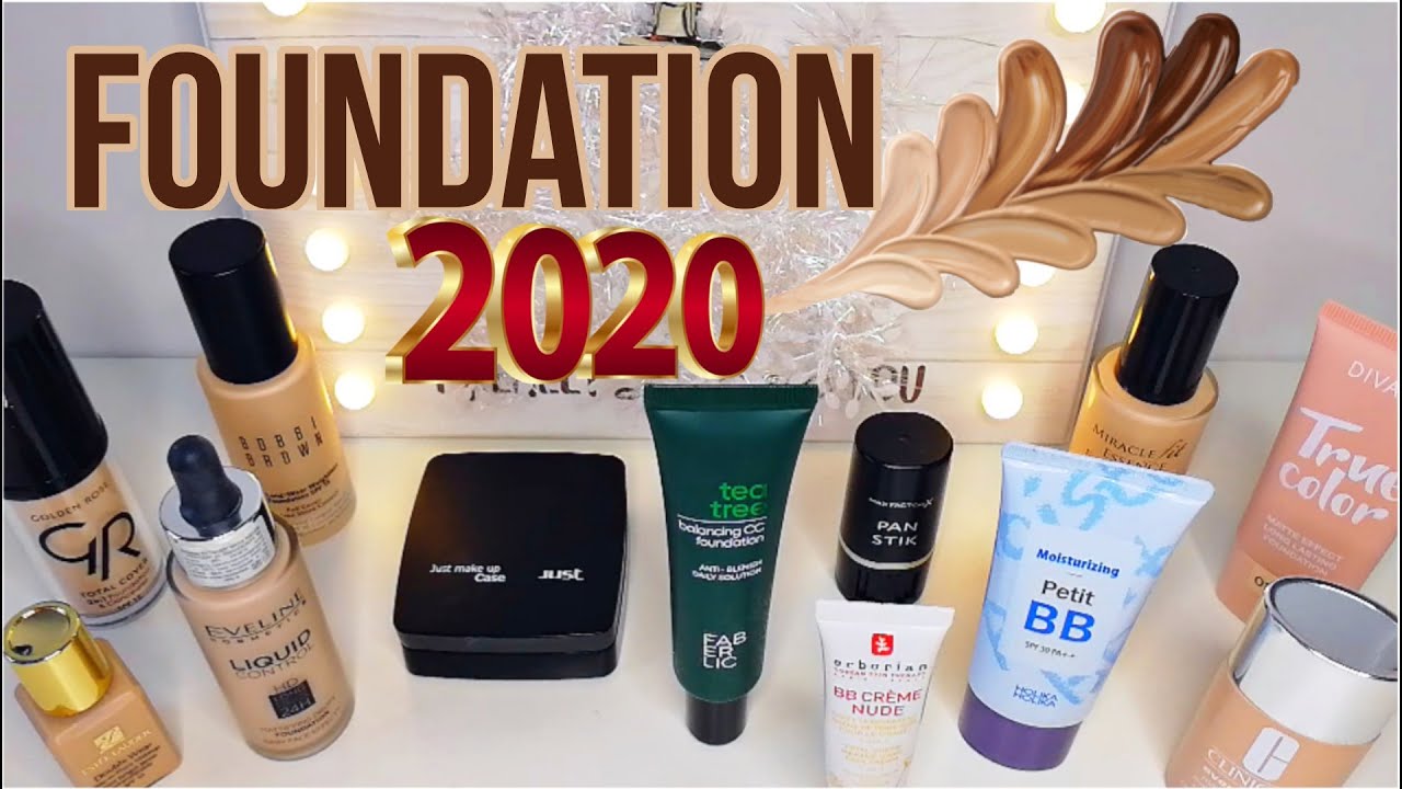 ВСЕ МОИ ТОНАЛЬНЫЕ КРЕМЫ, ВВ, СС...МОЯ КОЛЛЕКЦИЯ 2020 ГОДА: Clinique, DIVAGE, ERBORIAN, Golden Rose..