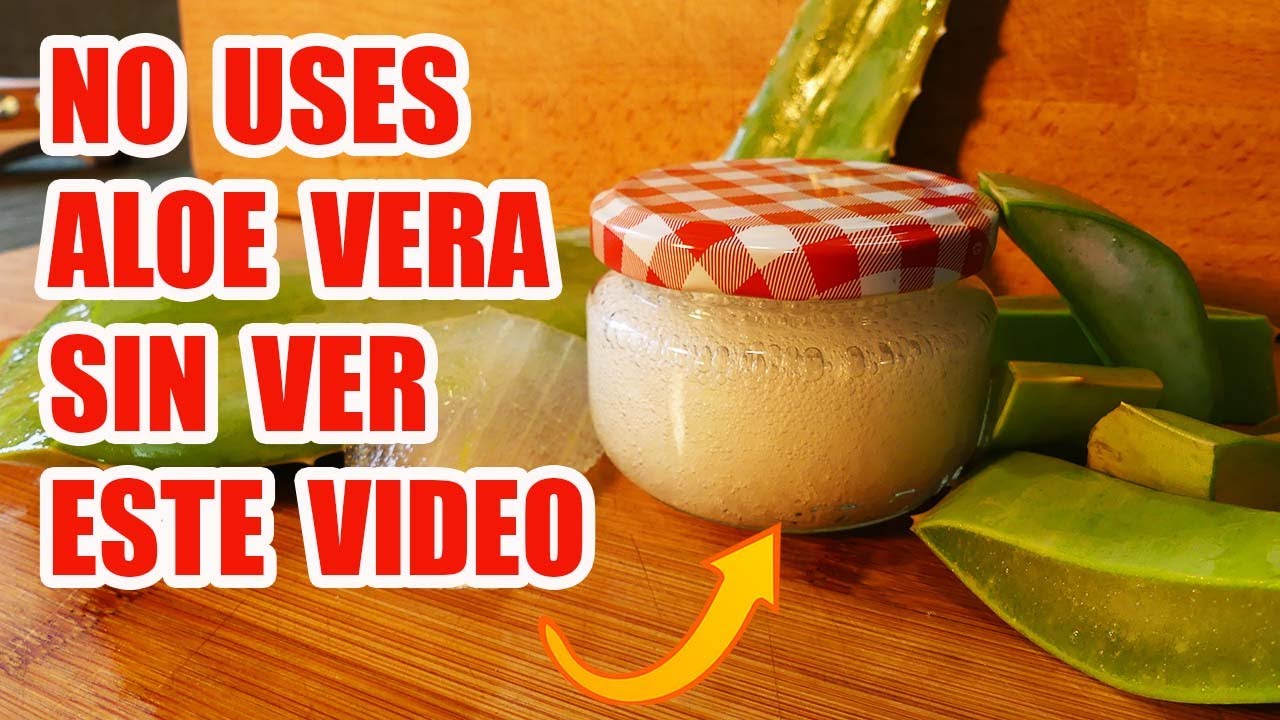 COMO HACER GEL DE ALOE VERA + receta con sus flores