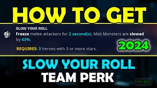 How To Unlock Slow Your Roll Team Perk