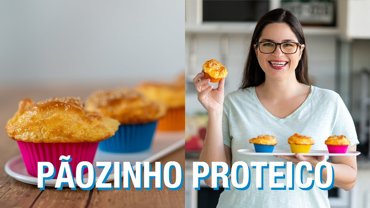 PÃO PROTEICO COM 4 INGREDIENTES + RECEITA EXTRA DE RECHEIO COM PROVOLONE | Verônica Laino