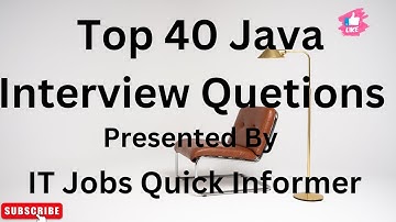 Top 40 Java Advanced Interview Questions  | Crack Your Java Interview!